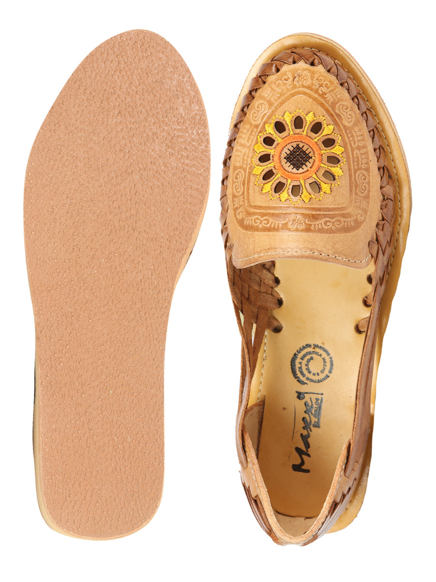 Mexican Artisanal Sandals Leather Tang 604024 — view 3