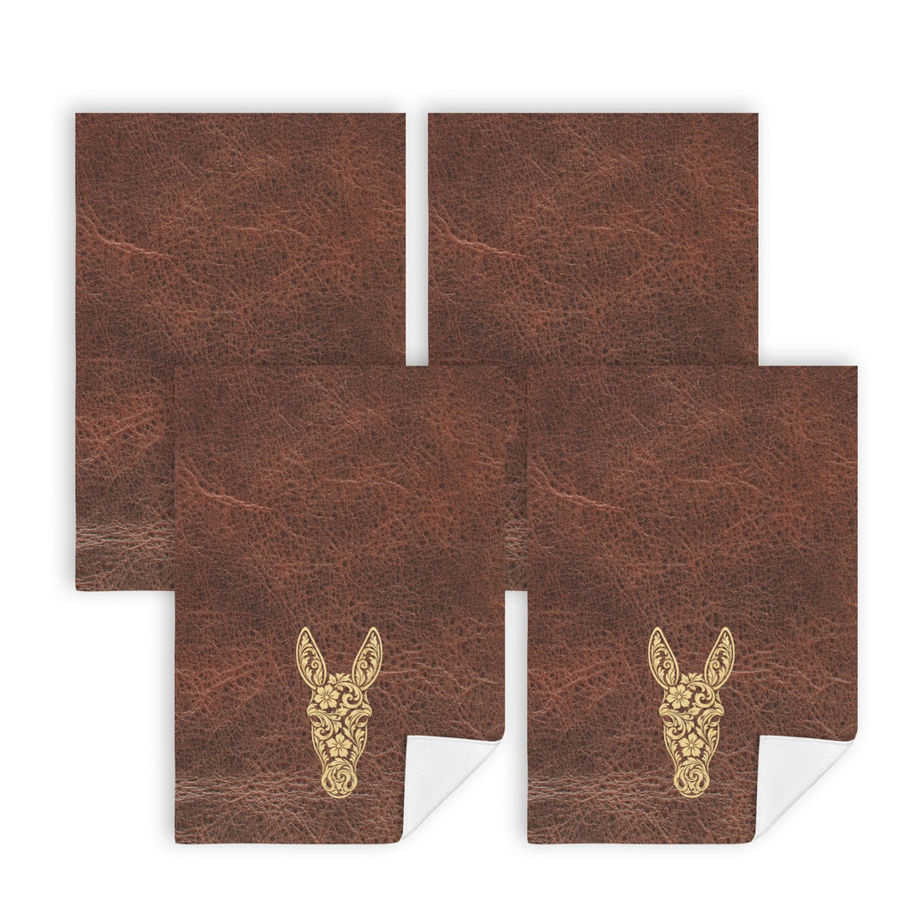 Baha Ranch Tooled Donkey Set of 4 Kitchen Dish Towels Made in America by Baha Ranch Western Wear - product image 2