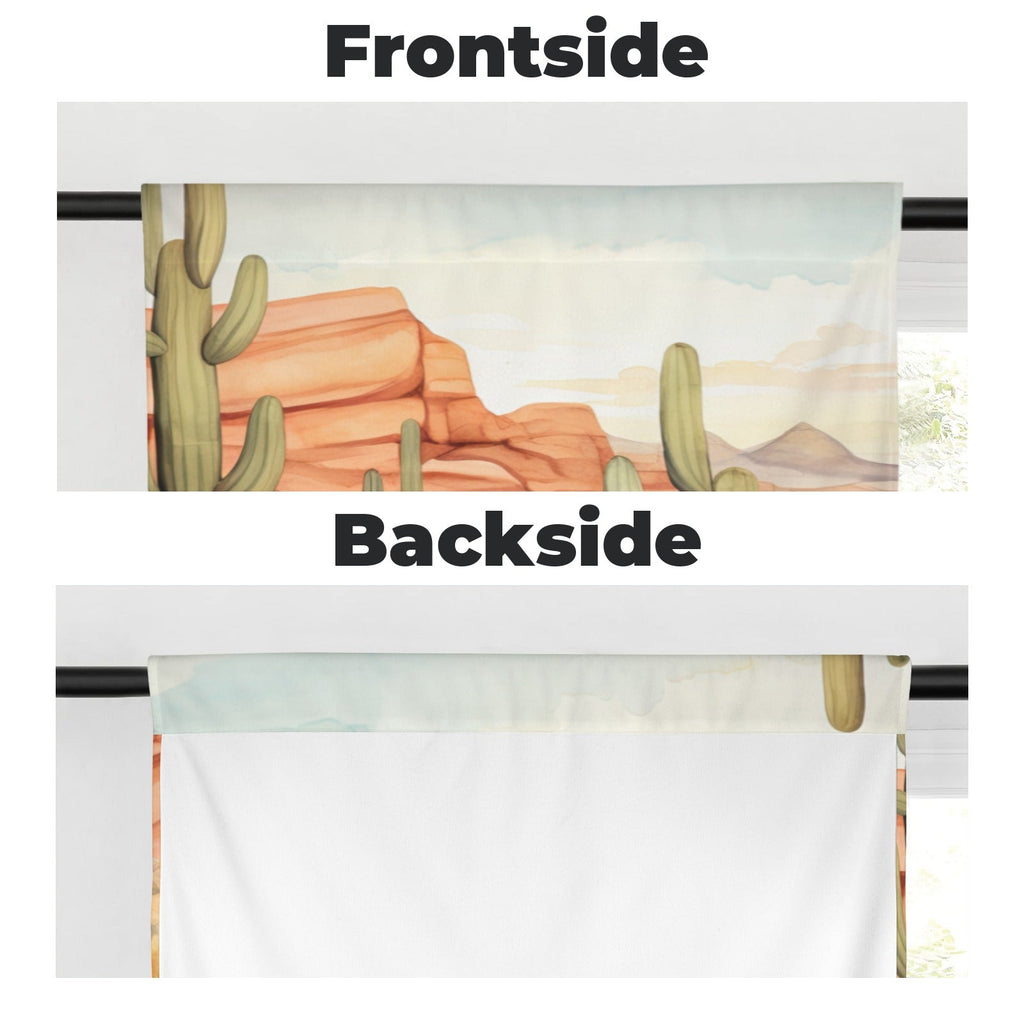 Baha Ranch Watercolor Desert Curtains 28"x40" (2-Piece) Made in America by Baha Ranch Western Wear - product image 4