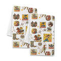 Baha Ranch Vintage Cowgirl Collage Dish Towels Set of 2 Made in America by Baha Ranch Western Wear