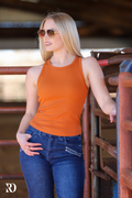 Ribbed All-in-one Tank | Rust