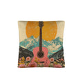 Baha Ranch Retro Pop Western Pink Guitar Pillow Case Made in America by Baha Ranch Western Wear - product image 2