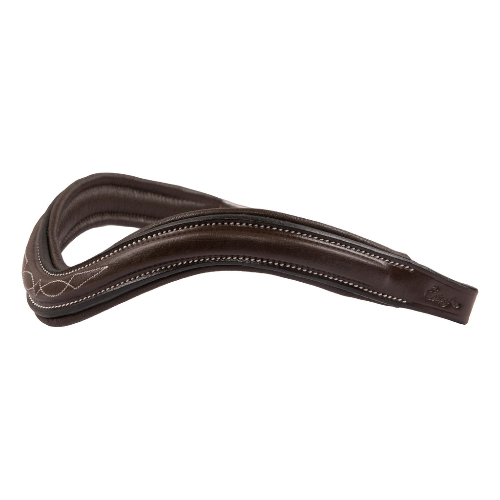 ExionPro Fancy Stitched Square Raised Padded Browband by Bridles & Reins - alternate view 4