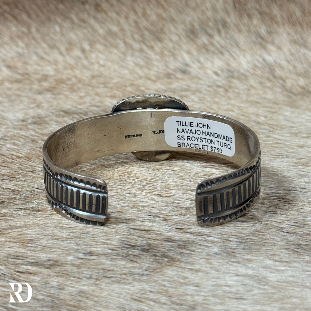 Royston Turquoise Cuff By Tillie John — view 3