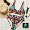 Yeehaw Western Collage Bikini Small by Baha Ranch Western Wear