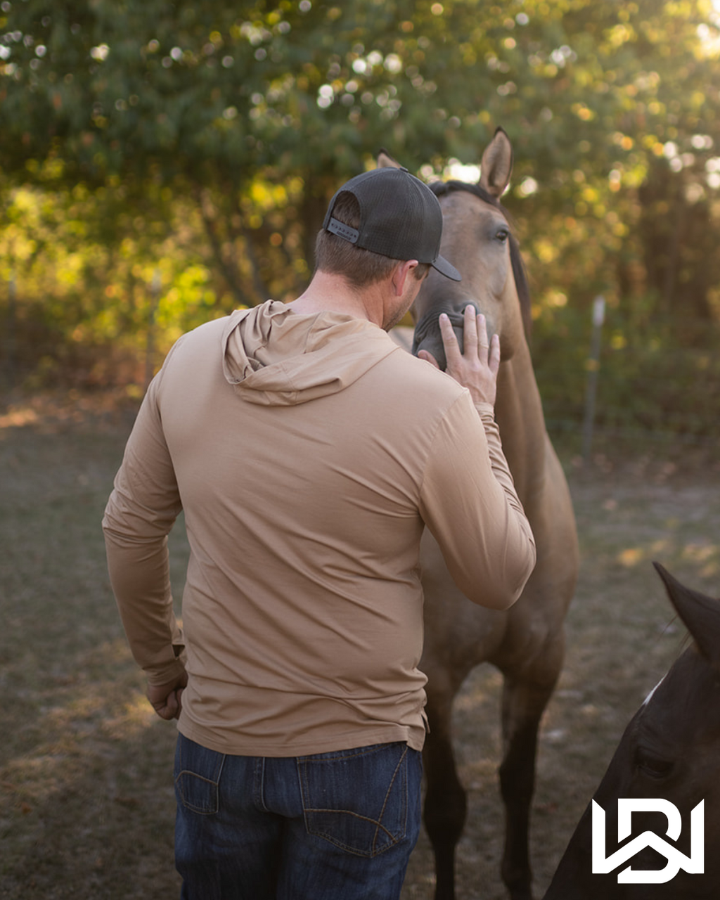 Westbound Hooded Longsleeve Shirt - Sand — view 2