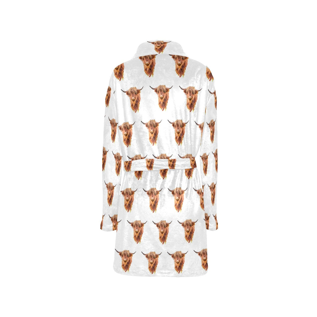 Baha Ranch Highland Cow Women's Western Bath Robe by Baha Ranch Western Wear - product image 9