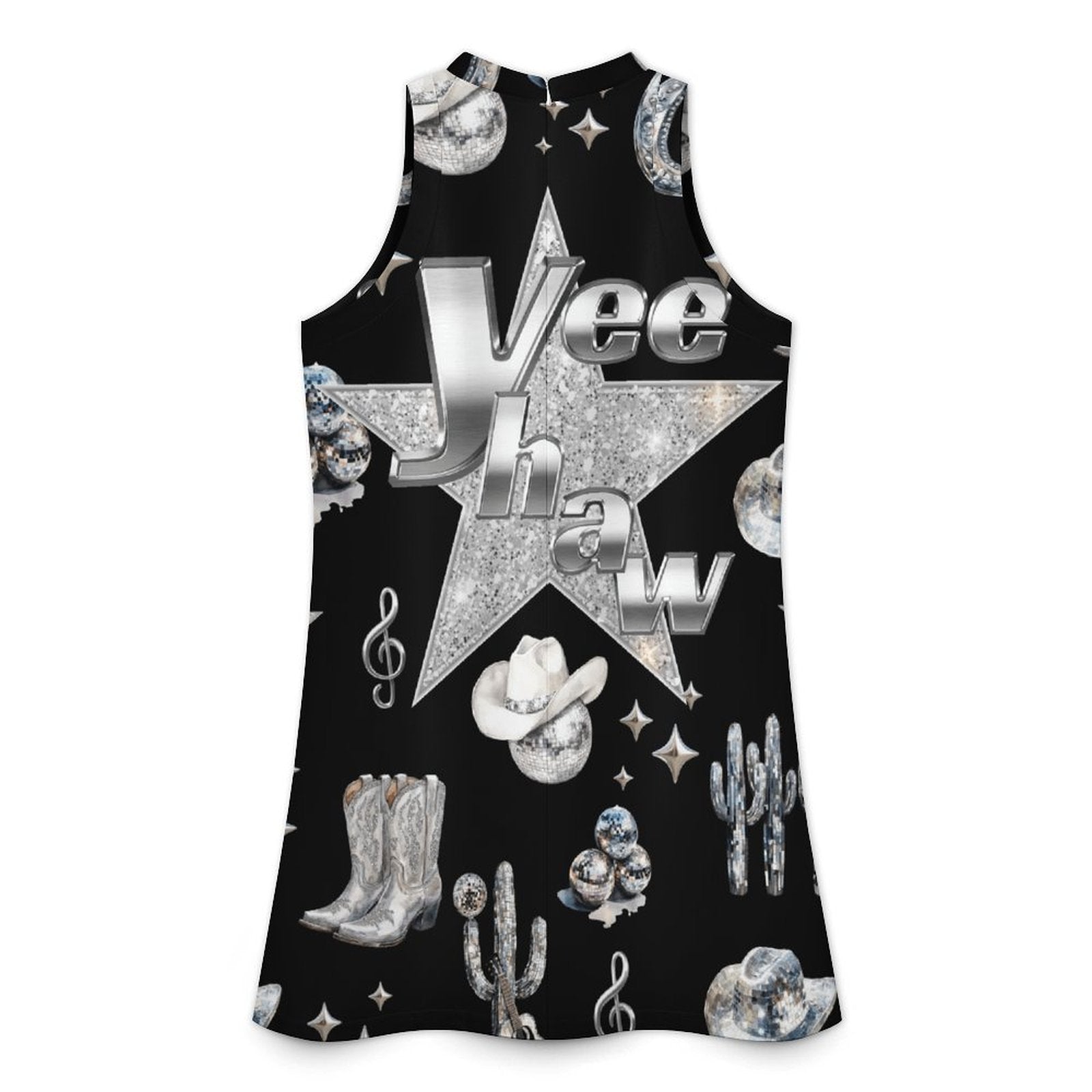 Baha Ranch Rhinestone Cowgirl Sleeveless Dress by Baha Ranch Western Wear - product image 3