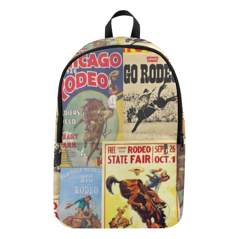 Baha Ranch Vintage Rodeo Poster Backpack by Baha Ranch Western Wear - product image 2