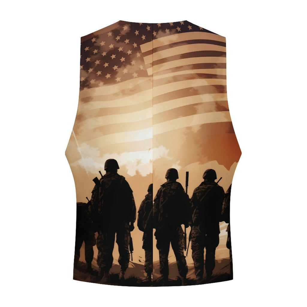 Baha Ranch American Patriot Men's Western Vest by Baha Ranch Western Wear - product image 3