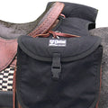 Classic Equine Padded Rear Saddle Bag — Black, 11" x 10" x 4"