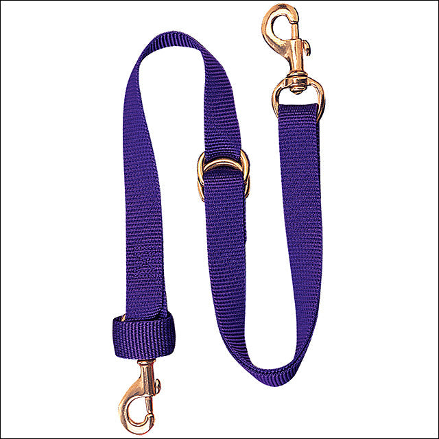 Weaver Premium Nylon Horse Tie Down with Solid Brass Hardware – Adjustable 1" x 40"
