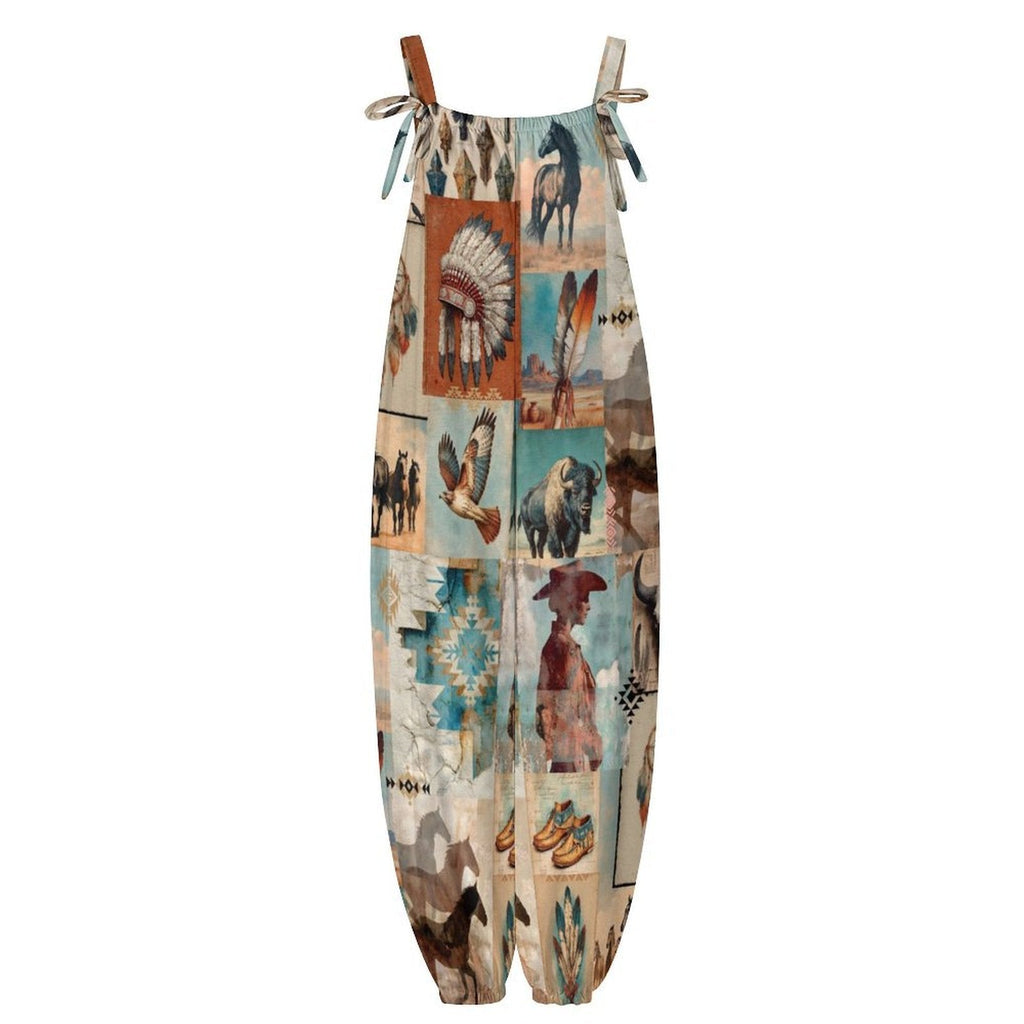 Baha Ranch Bohemian Dreams Overalls Jumpsuit by Baha Ranch Western Wear - product image 5