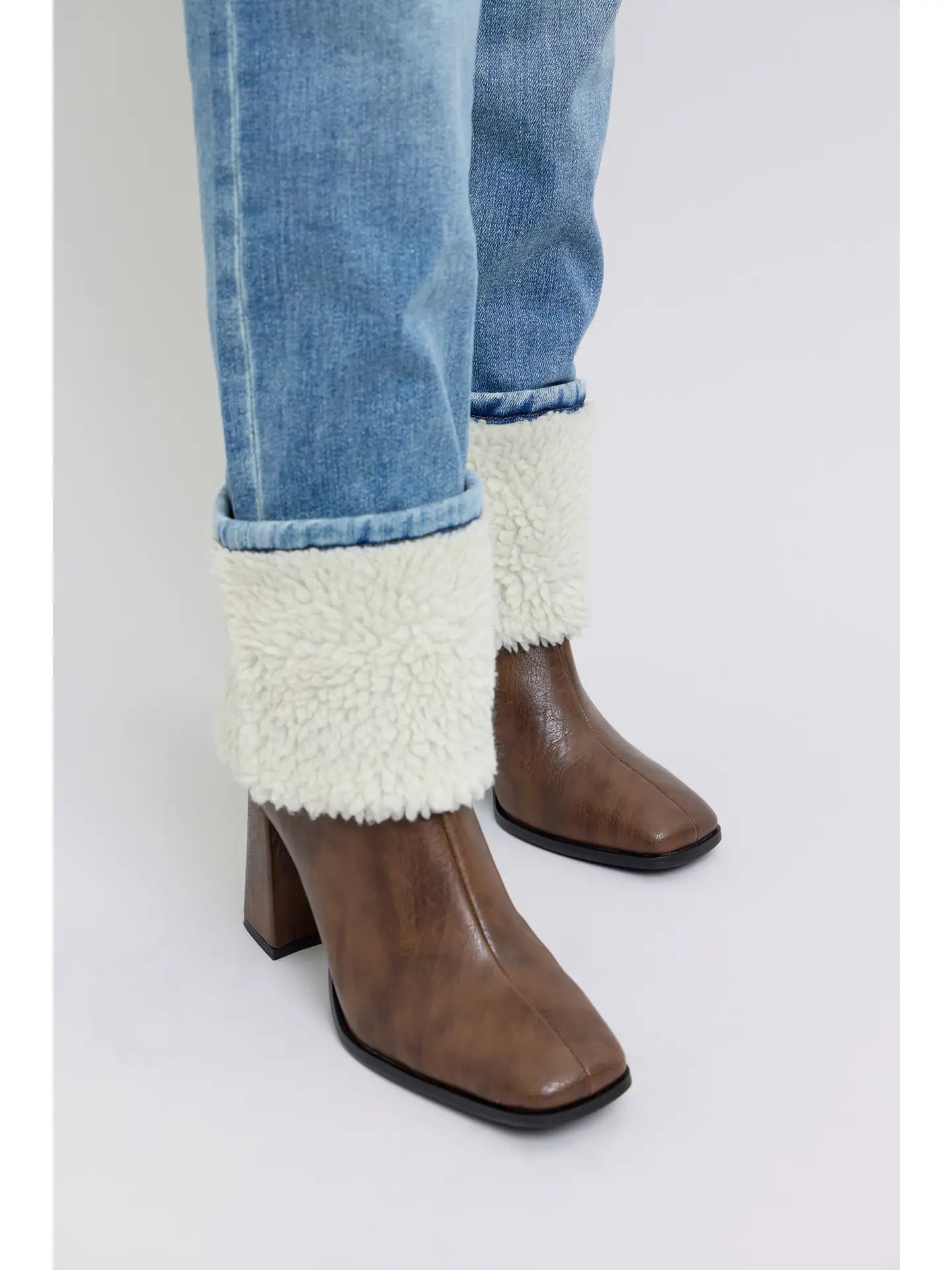 Rue Shearling Cuff Straight Denim | Jeans — view 2