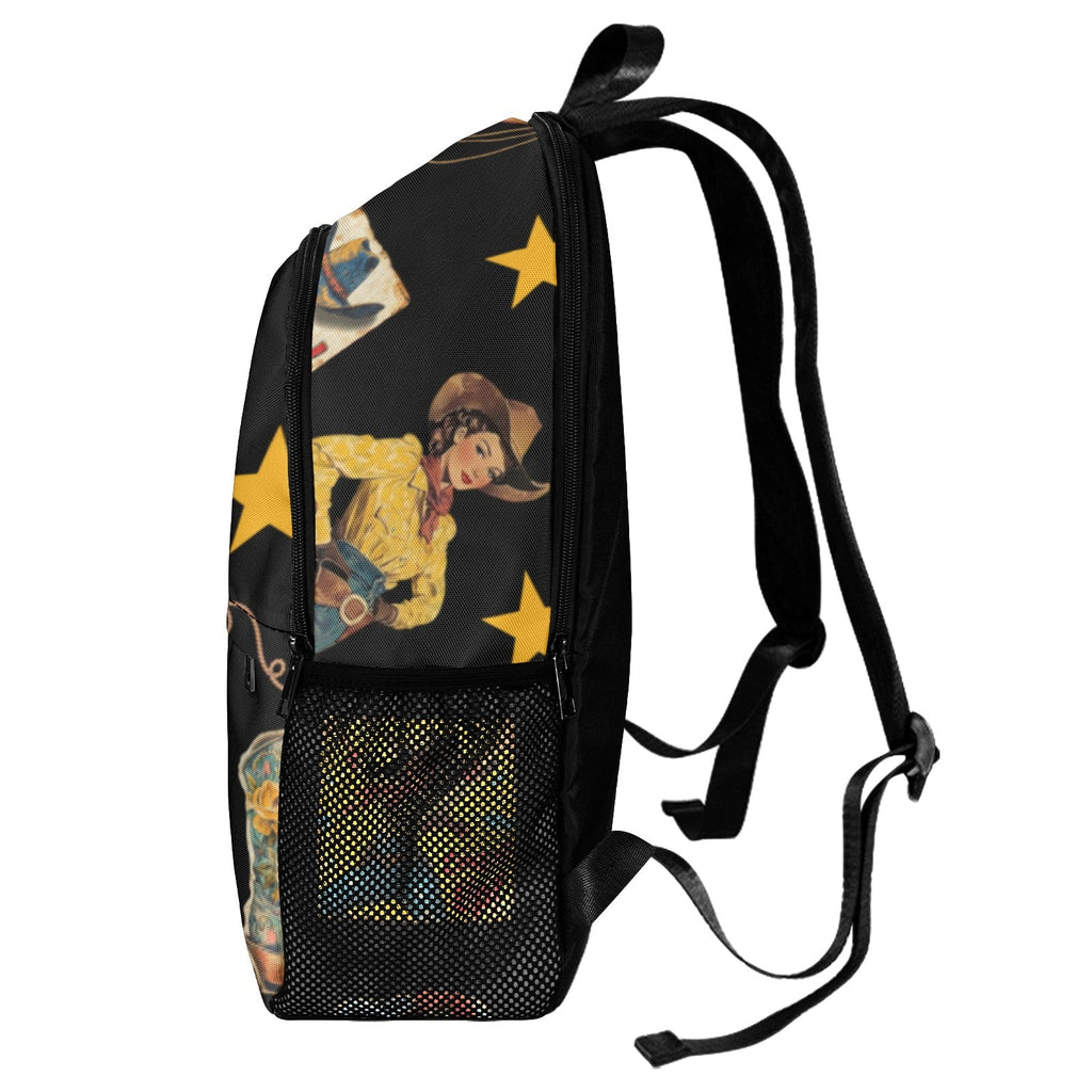 Baha Ranch Vintage Cowgirl Collage Backpack by Baha Ranch Western Wear - product image 5