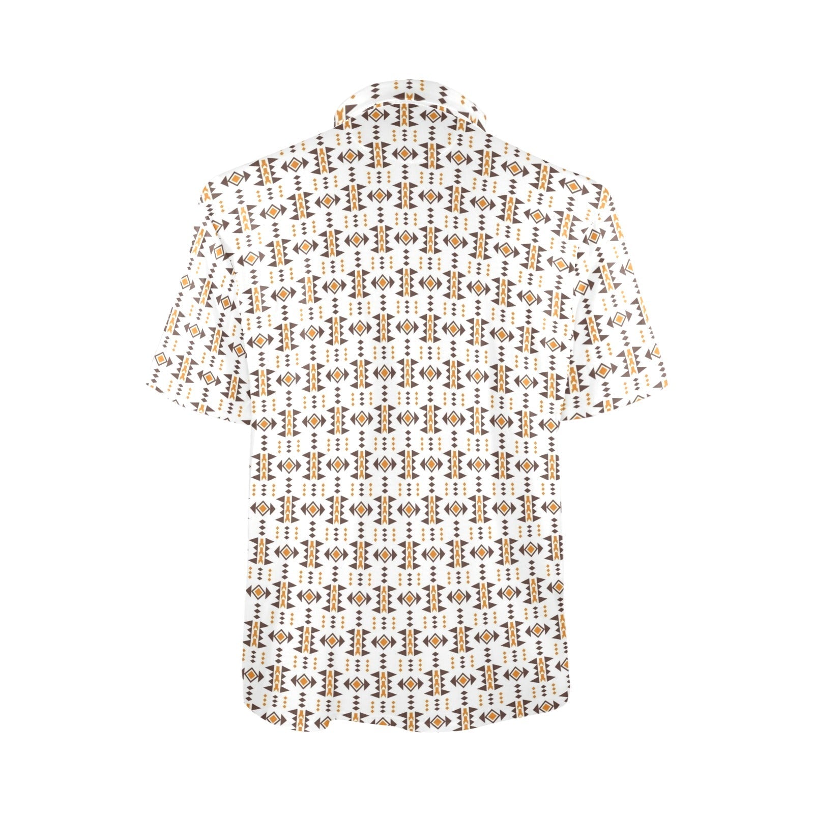 Baha Ranch White Aztec Men's Polo Style Shirt by Baha Ranch Western Wear - product image 6