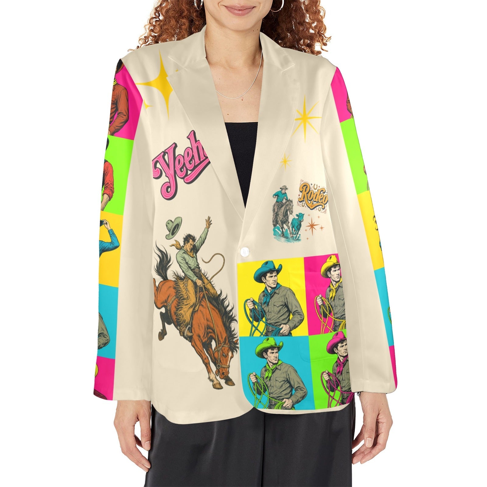 Baha Ranch The Last Roundup Blazer in Beige by Baha Ranch Western Wear - product image 4