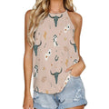 Baha Ranch Cow Skull Western Tank Top by Baha Ranch Western Wear