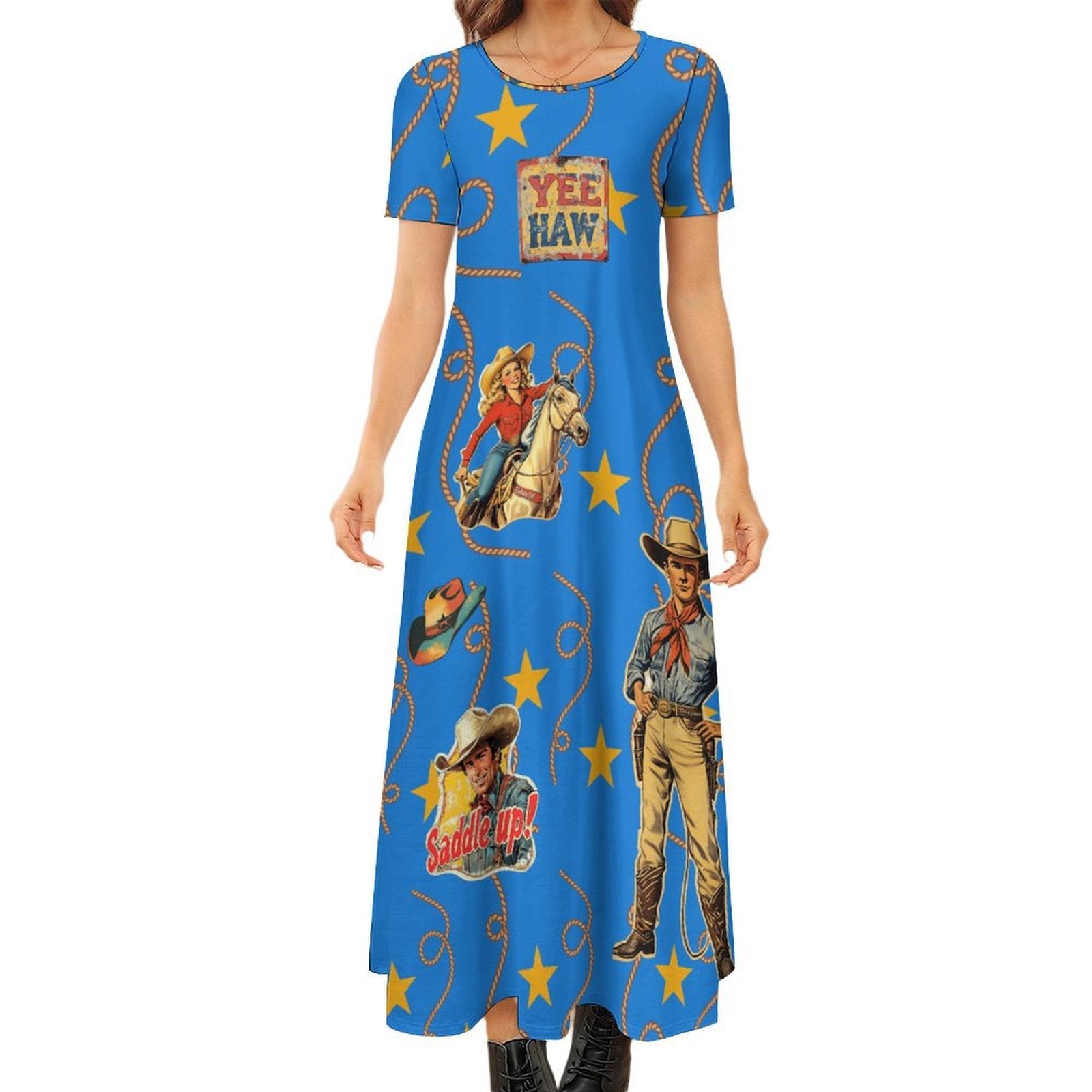 Baha Ranch Vintage Cowgirl Western Dress by Baha Ranch Western Wear - product image 2