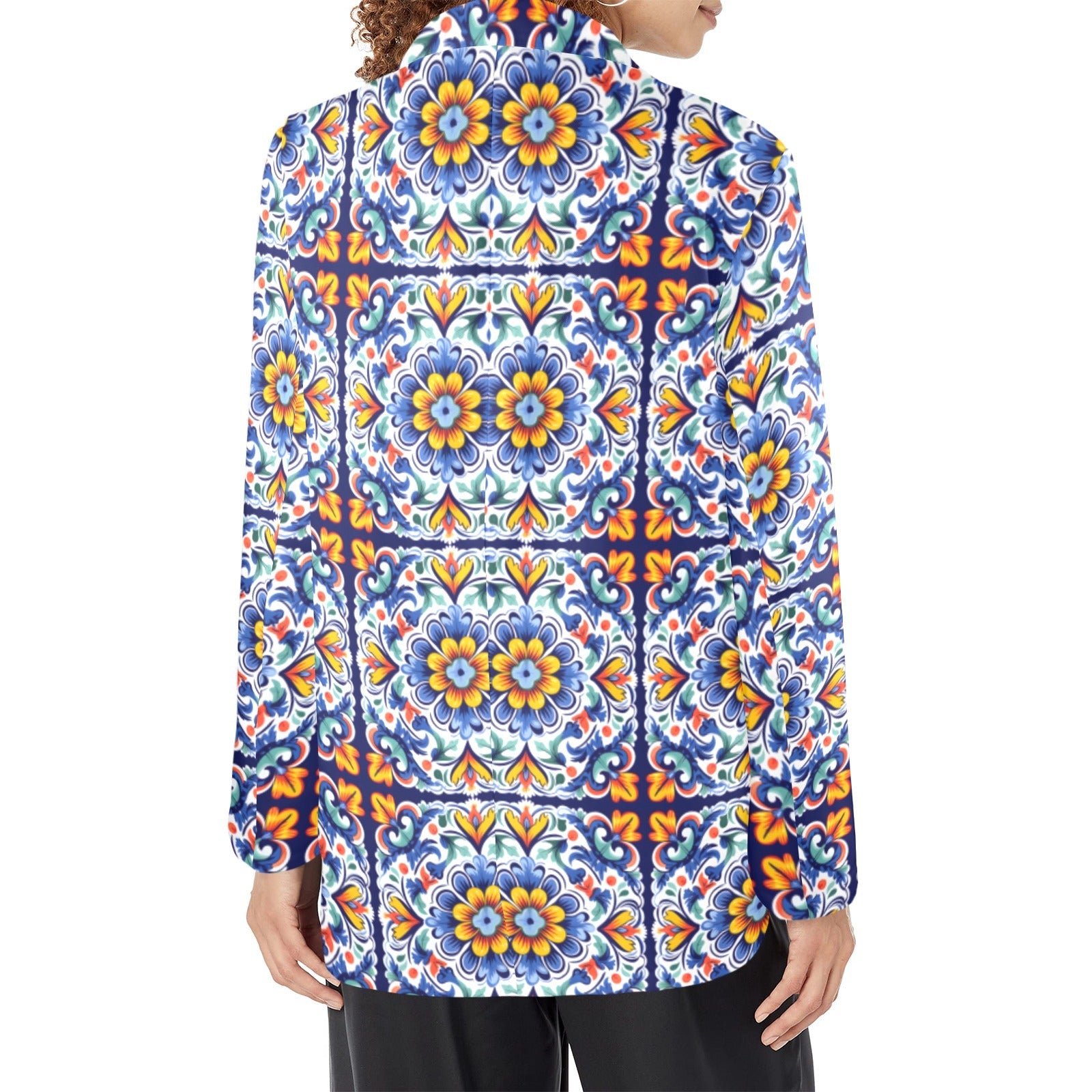 Baha Ranch Blues Talavera Women's Blazer by Baha Ranch Western Wear - product image 4