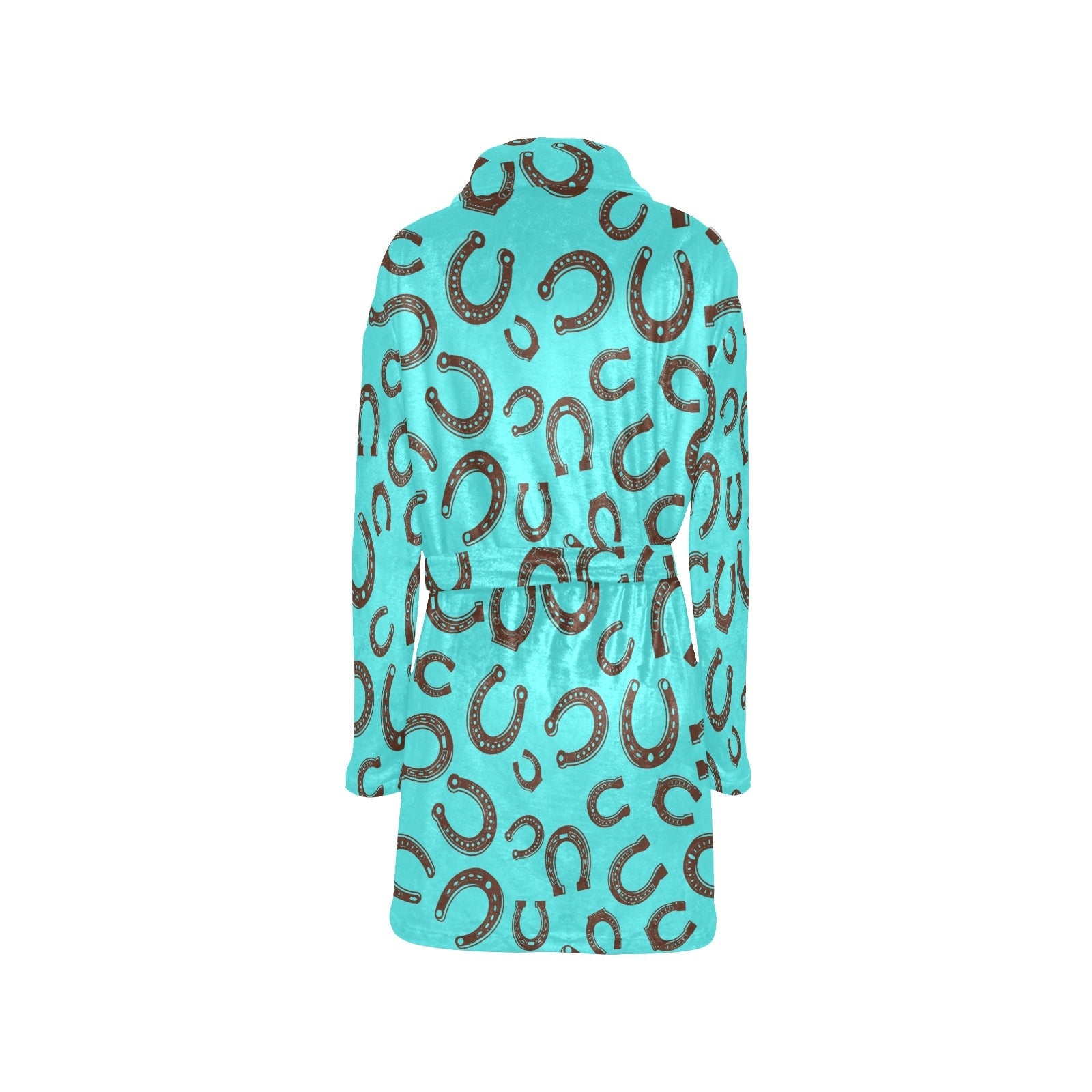 Baha Ranch Turquoise Horseshoe Women's Western Bath Robe by Baha Ranch Western Wear - product image 4