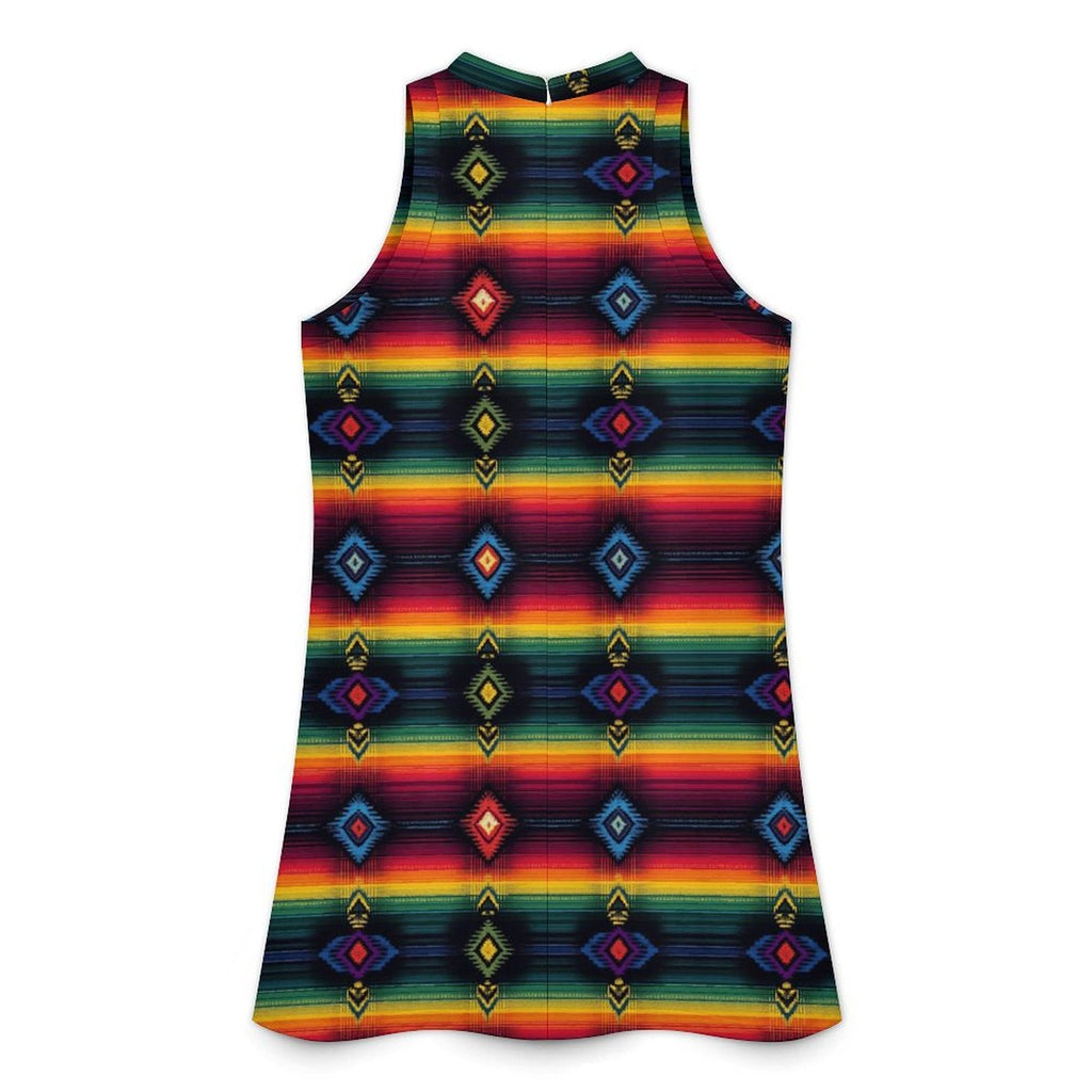 Baha Ranch Colores de Mexico Southwest Serape Sleeveless Mini Dress by Baha Ranch Western Wear - product image 2