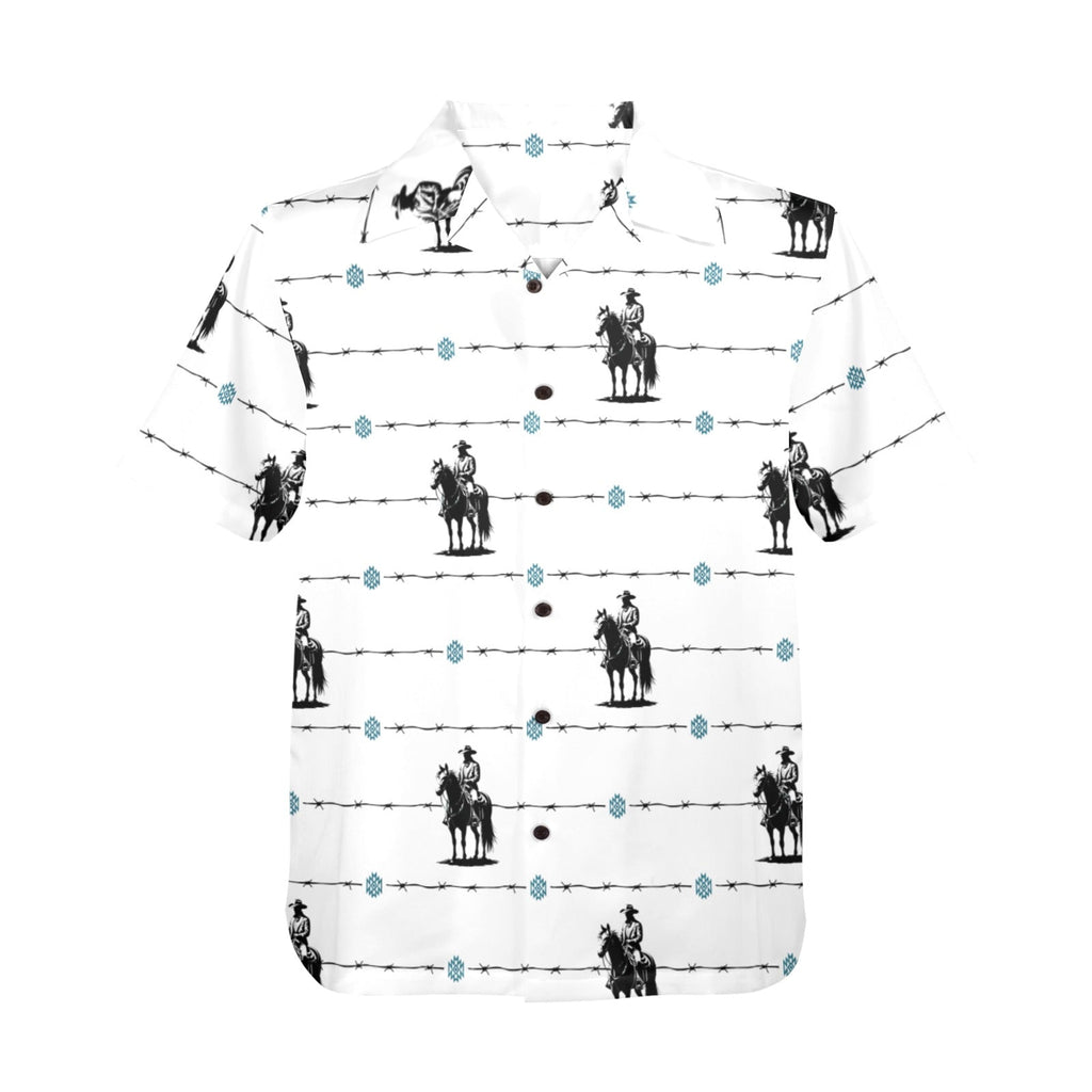 Baha Ranch Saddle Up Western Hawaiian Shirt Made in America by Baha Ranch Western Wear - product image 6