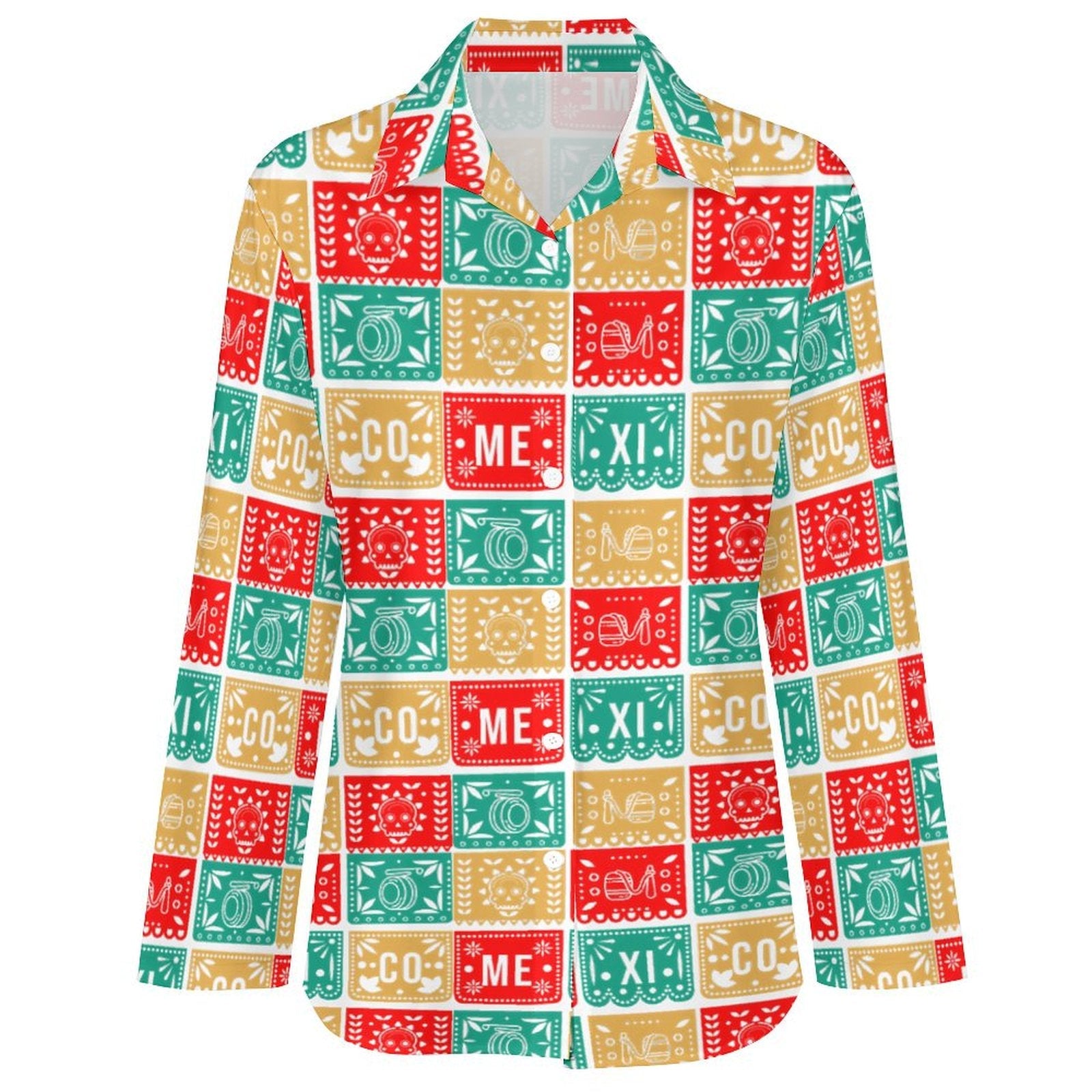 Baha Ranch Colores De Mexico Picado Mexican Button Up Blouse by Baha Ranch Western Wear - product image 3