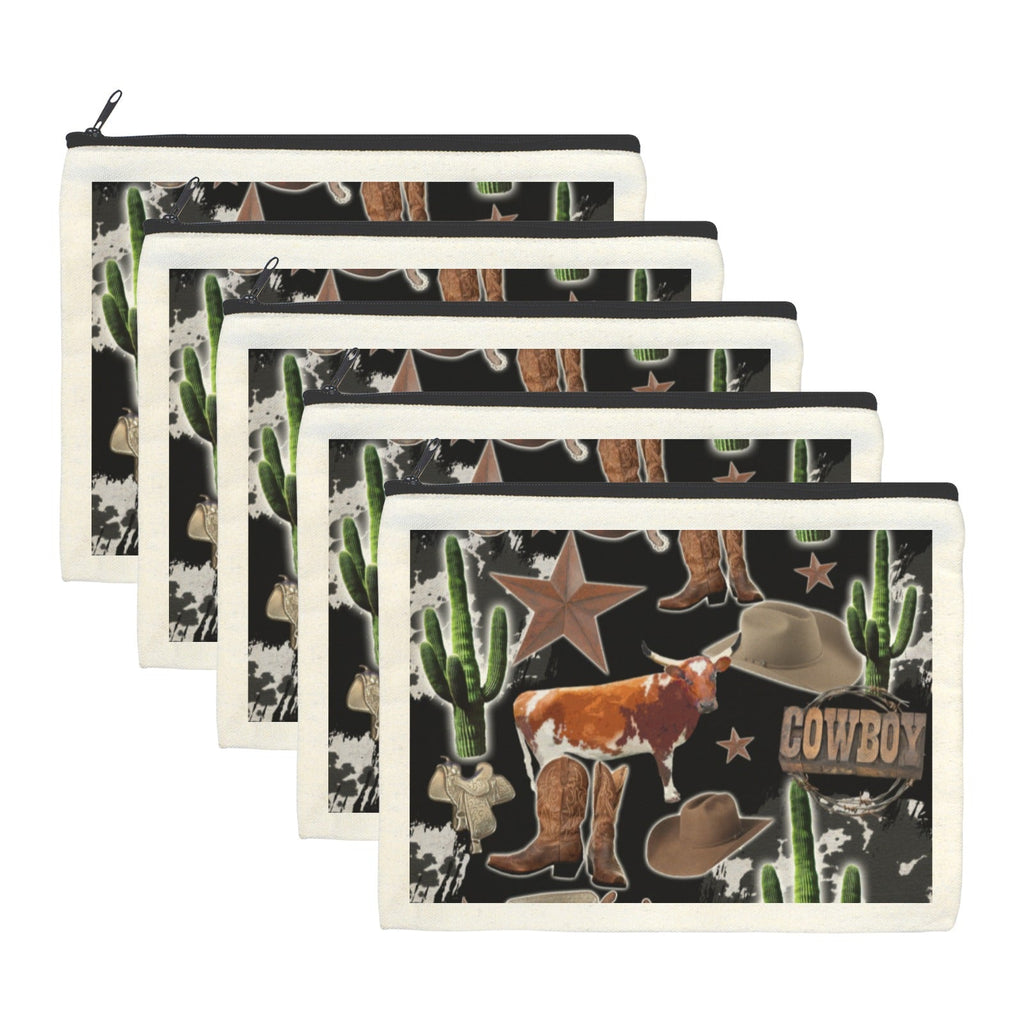 Baha Ranch Western Cosmetic Bag Pack of 5 Made in America by Baha Ranch Western Wear - product image 2
