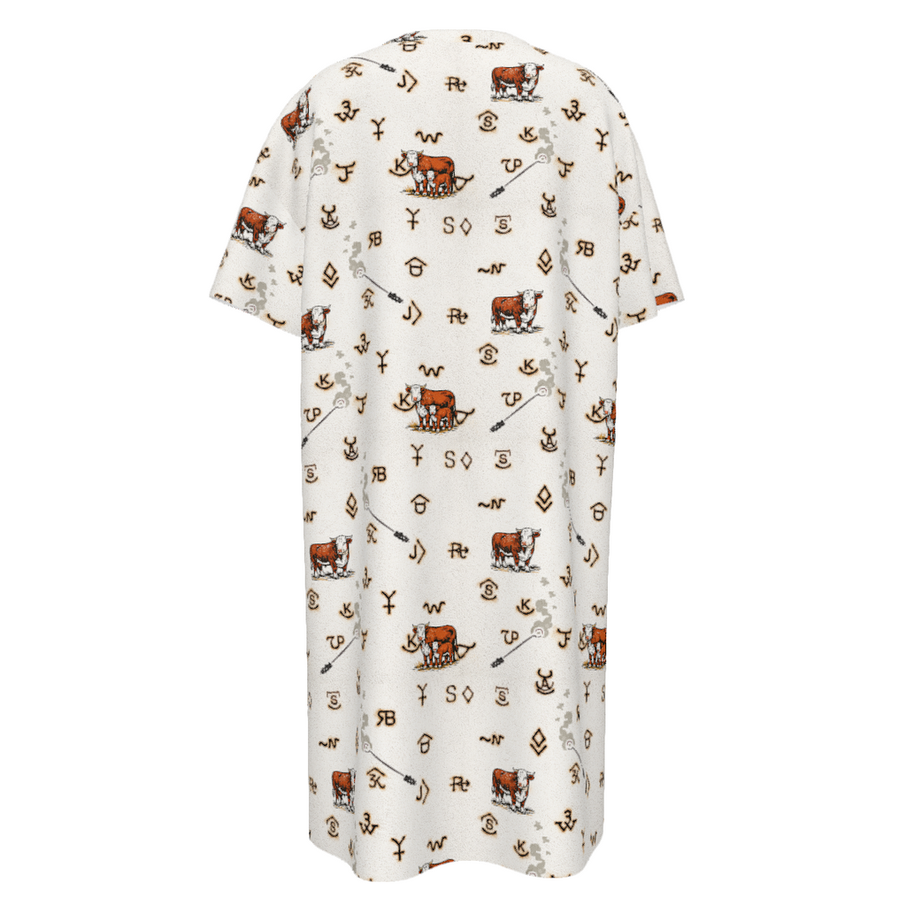 Baha Ranch Hereford Brands Western T Shirt Dress or Sleep Shirt by Baha Ranch Western Wear - product image 9