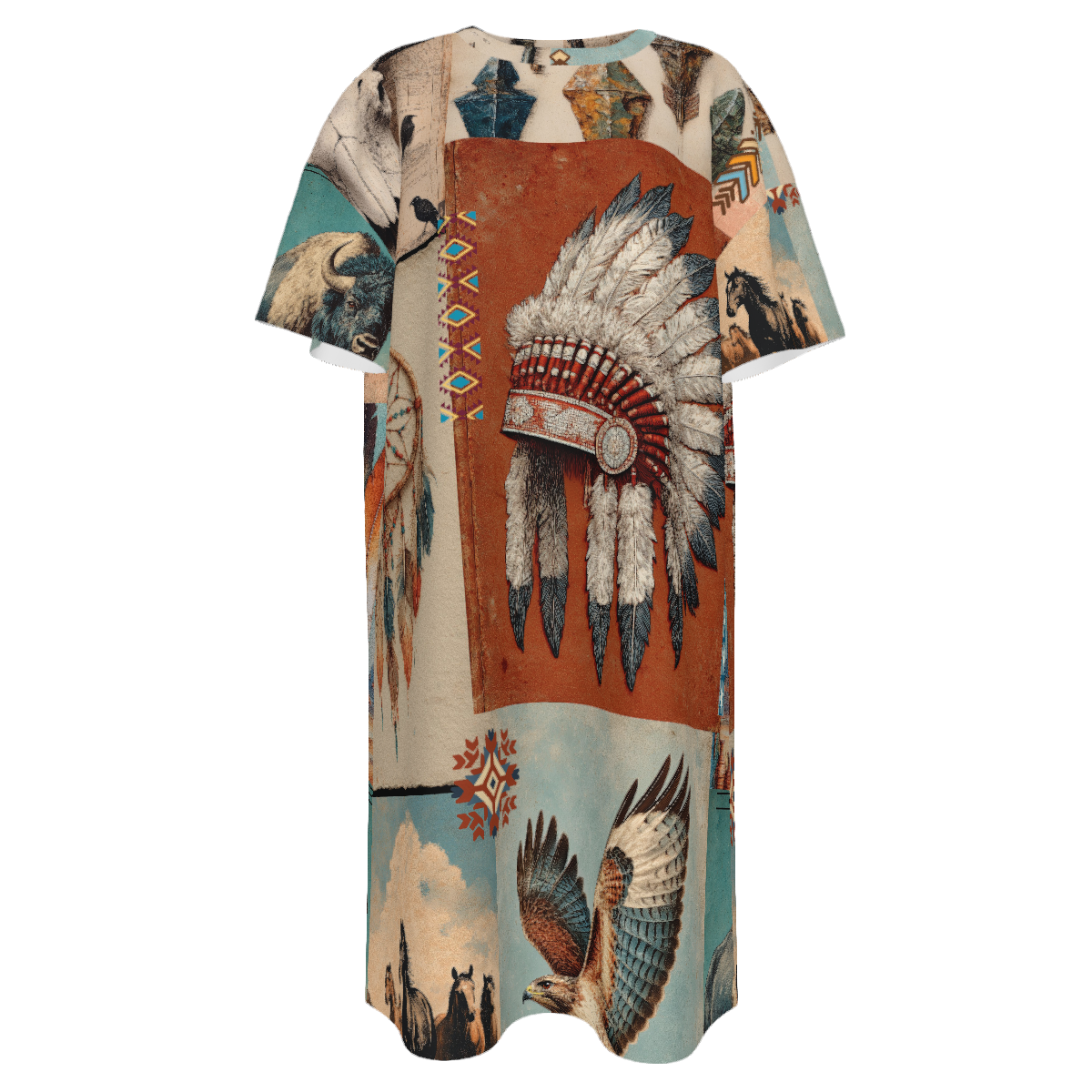 Baha Ranch Bohemian Dreams T Shirt Dress or Sleep Shirt by Baha Ranch Western Wear - product image 5