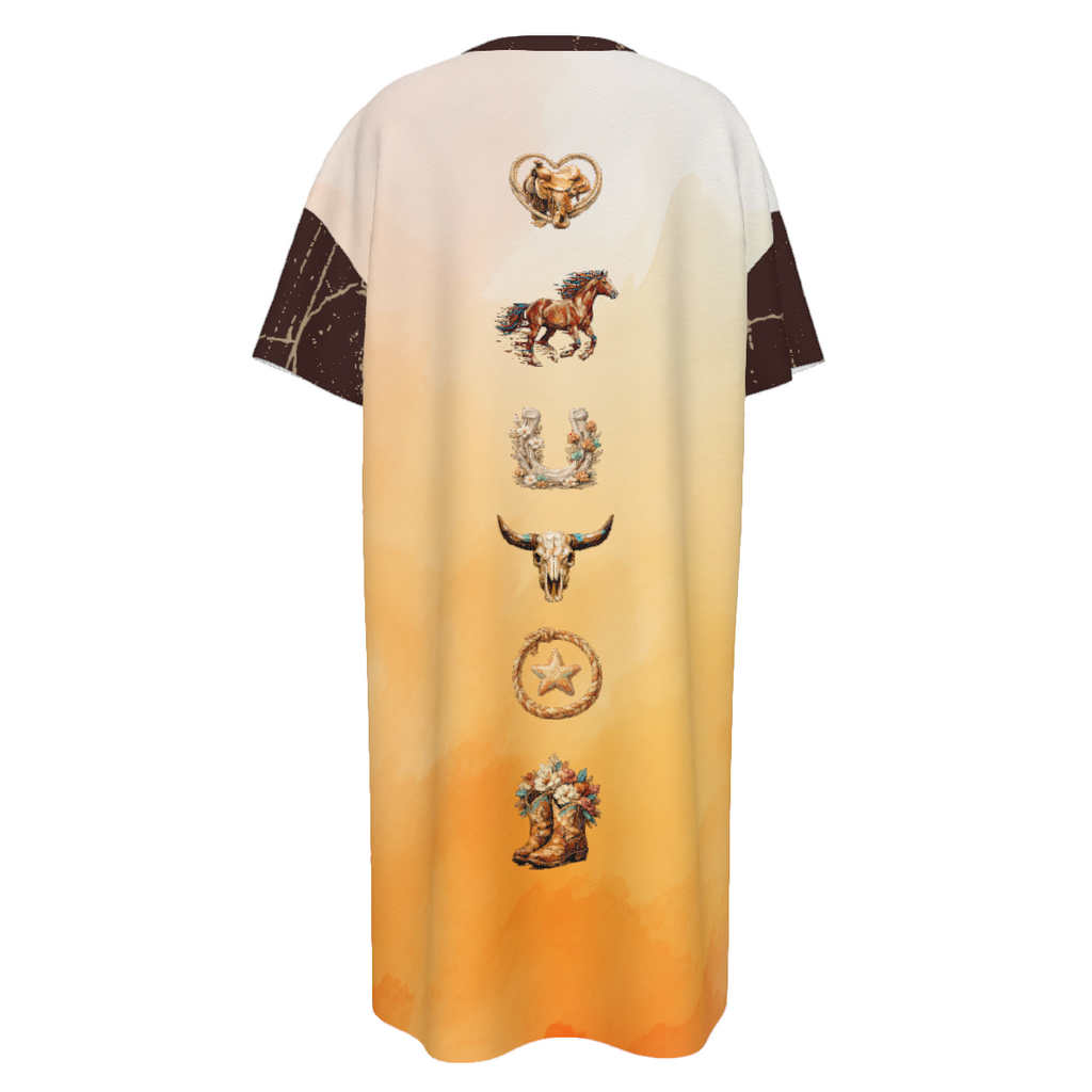 Baha Ranch Texas T Shirt Dress or Sleep Shirt by Baha Ranch Western Wear - product image 7