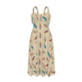 Baha Ranch Country Girl Feather Print High Waist Sun Dress by Baha Ranch Western Wear - product image 4