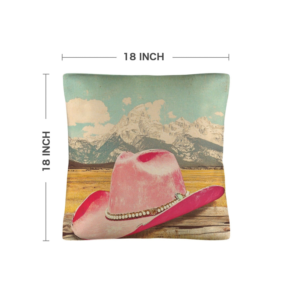 Baha Ranch Retro Pop Western Pink Hat Pillow Case Made America by Baha Ranch Western Wear - product image 4