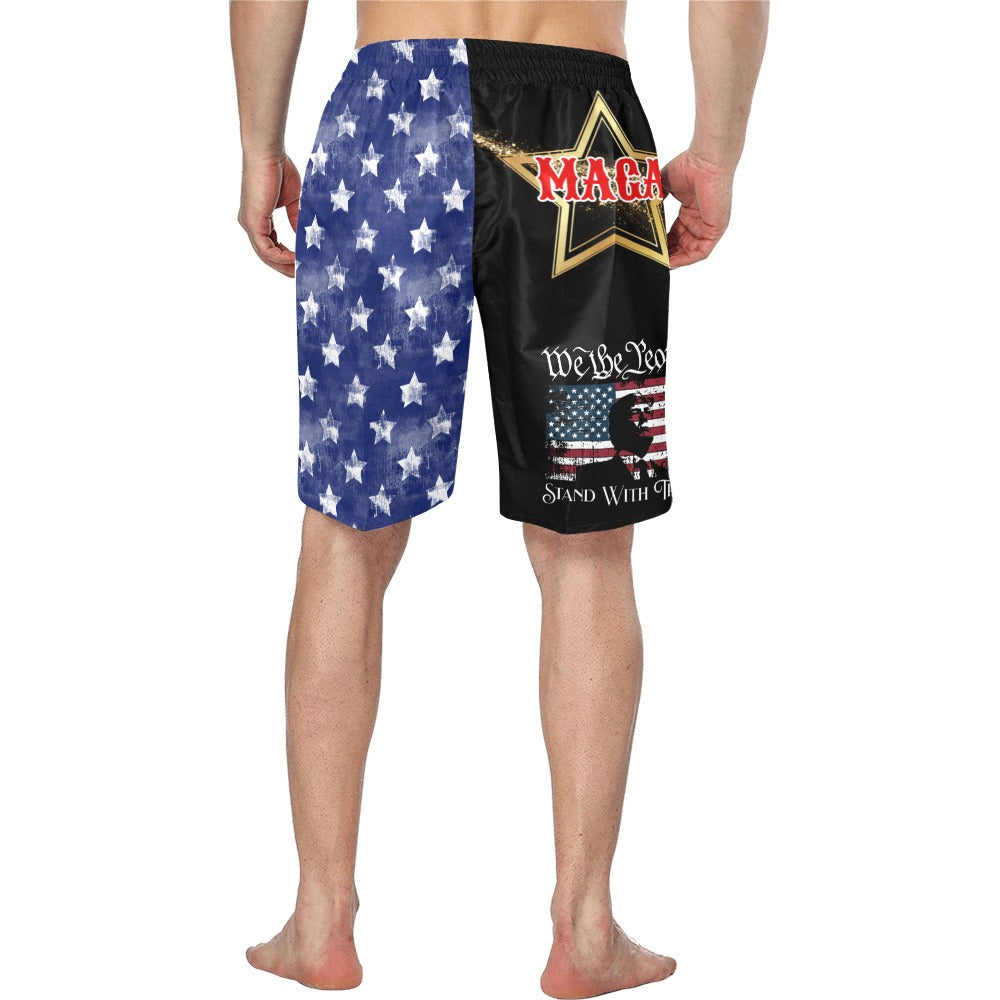 Baha Ranch We the People Trump Maga Swim Trunks Shorts by Baha Ranch Western Wear - product image 3