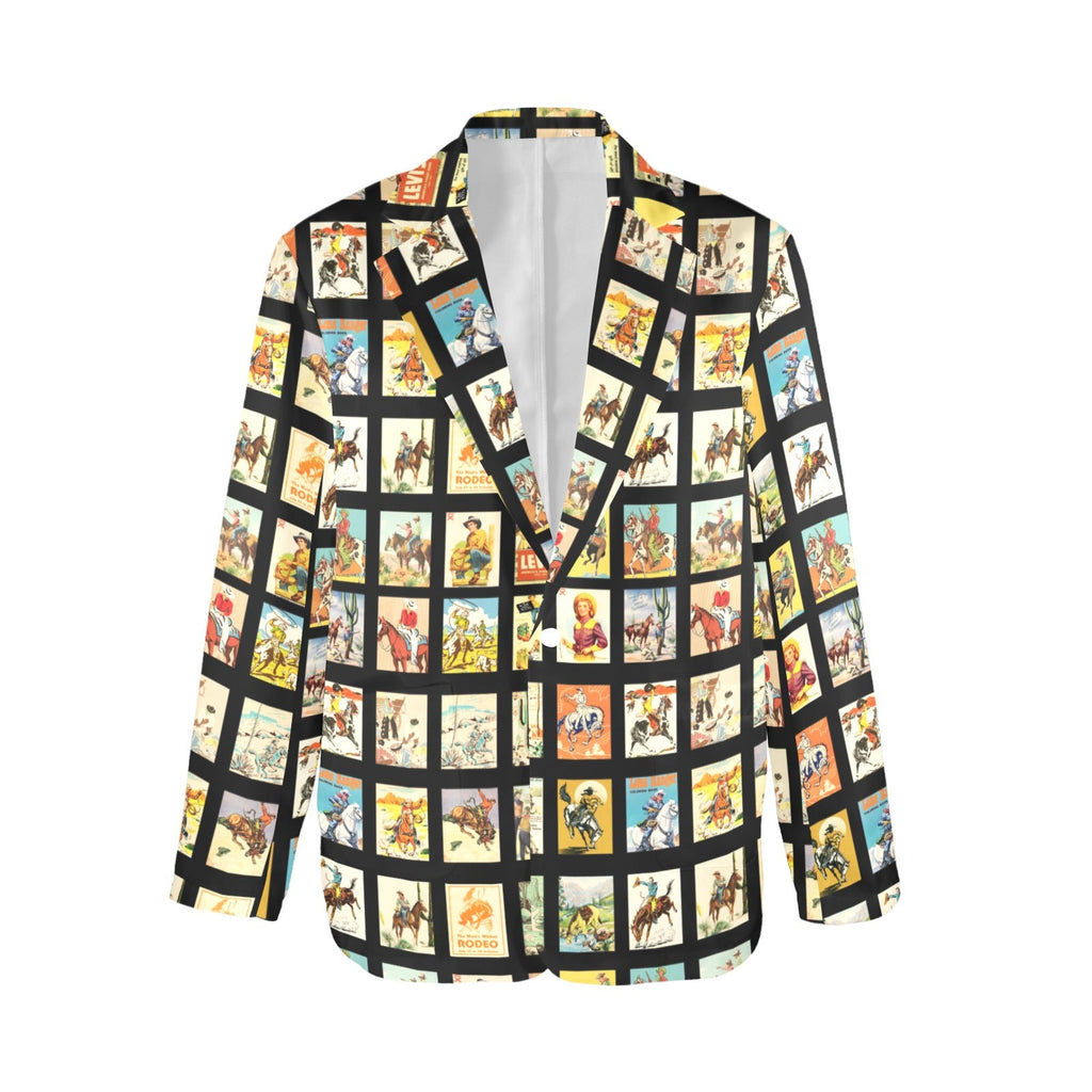 Baha Ranch Vintage Cowboy Collage Women's Western Blazer by Baha Ranch Western Wear - product image 4