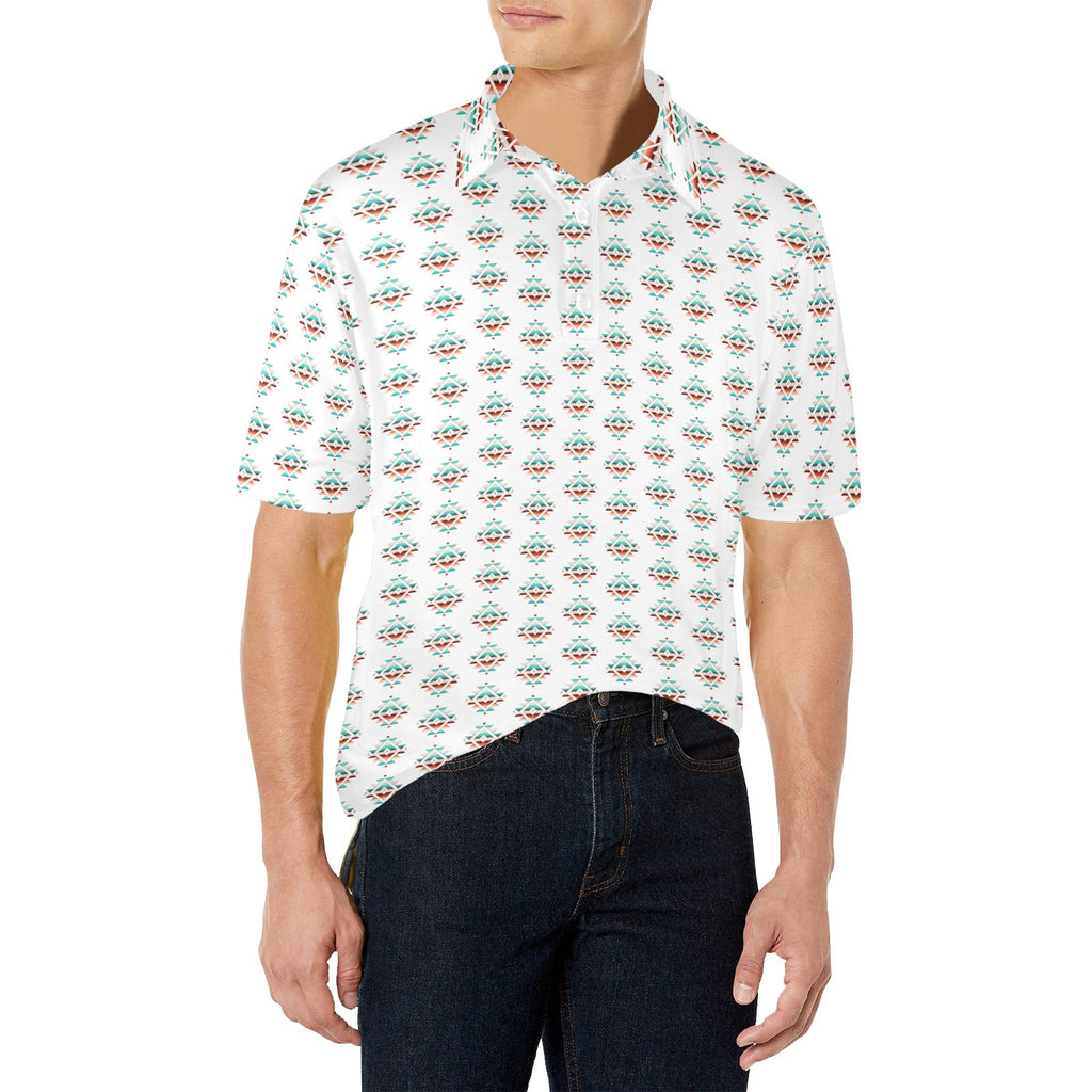 Baha Ranch Serape Aztec Polo Style Shirt by Baha Ranch Western Wear - product image 4