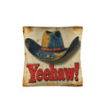 Baha Ranch Vintage Western Yeehaw Throw Pillow Case 18 x 18 Made in America by Baha Ranch Western Wear - product image 2