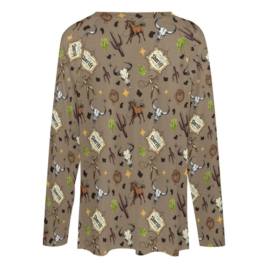 Baha Ranch Western Print Long Sleeve Top by Baha Ranch Western Wear - product image 3