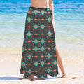Baha Ranch Orange Aztec Beach Coverup Skirt by Baha Ranch Western Wear - product image 2