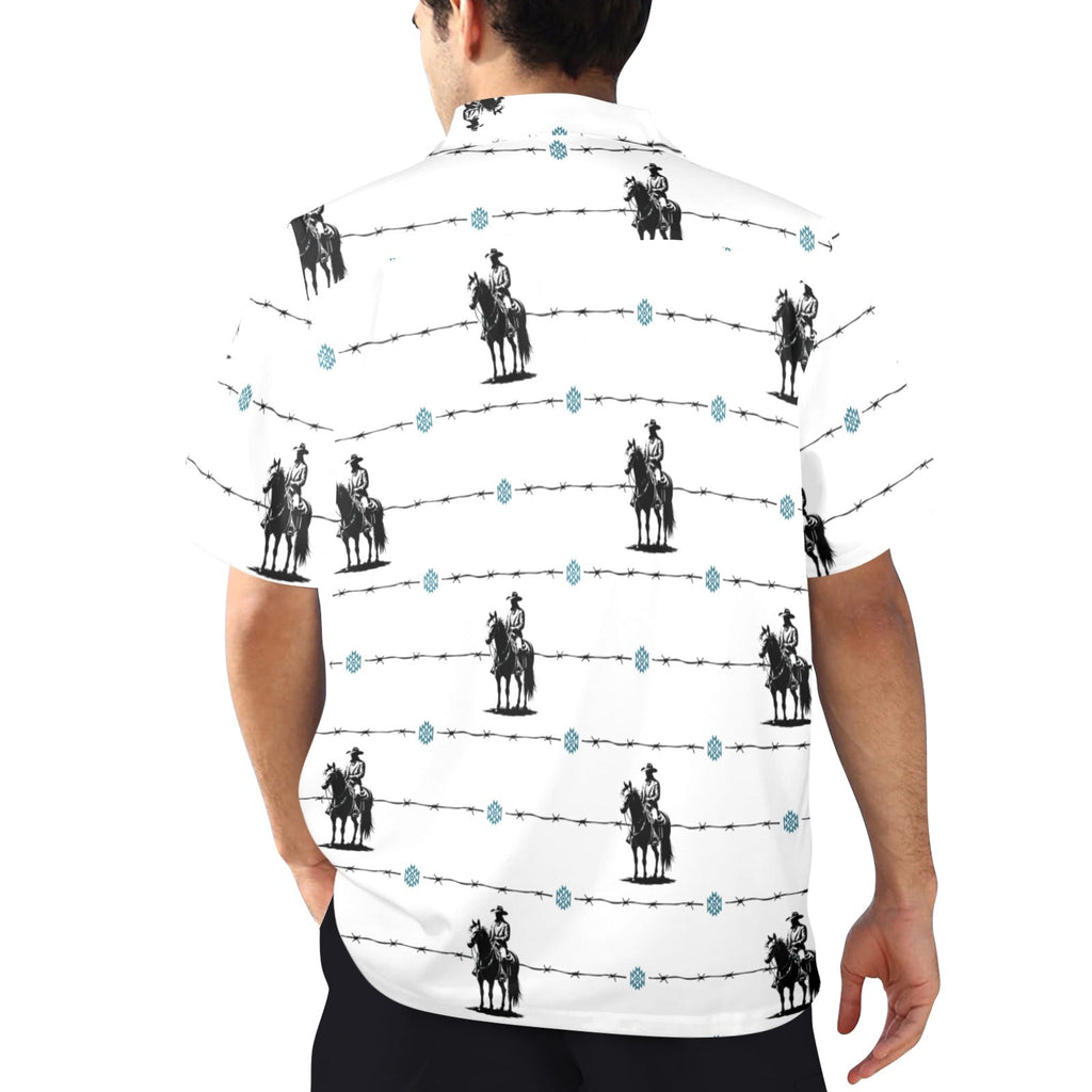 Baha Ranch Saddle Up Western Hawaiian Shirt Made in America by Baha Ranch Western Wear - product image 5