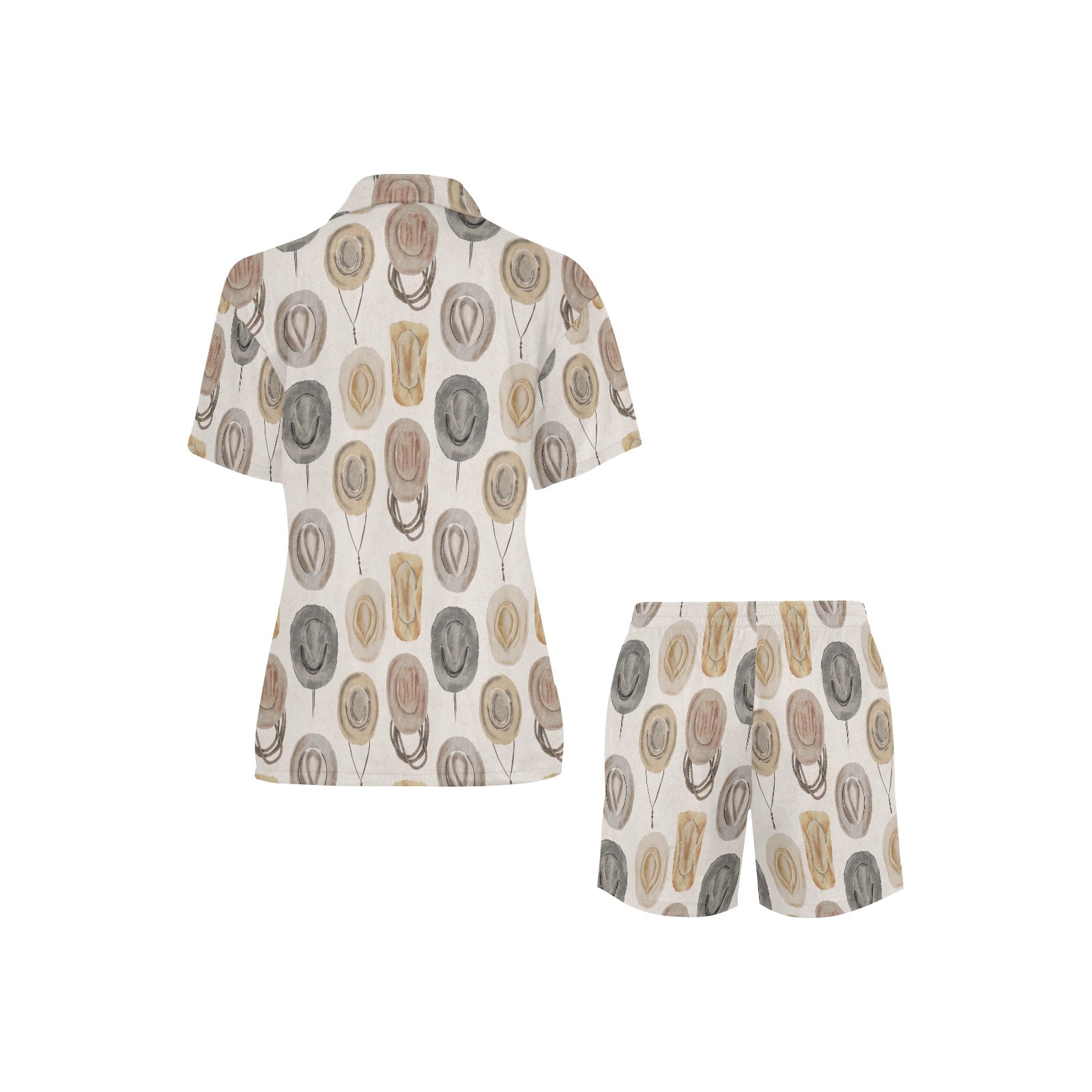 Baha Ranch Vintage Cowboy Hat Women's Western Pajama Set by Baha Ranch Western Wear - product image 3