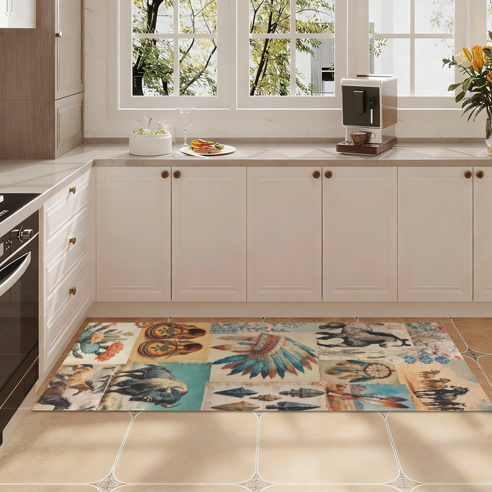 Baha Ranch Bohemian Southwest Floor Rug Runner Indoor 60" x 22" Made in America by Baha Ranch Western Wear - product image 8