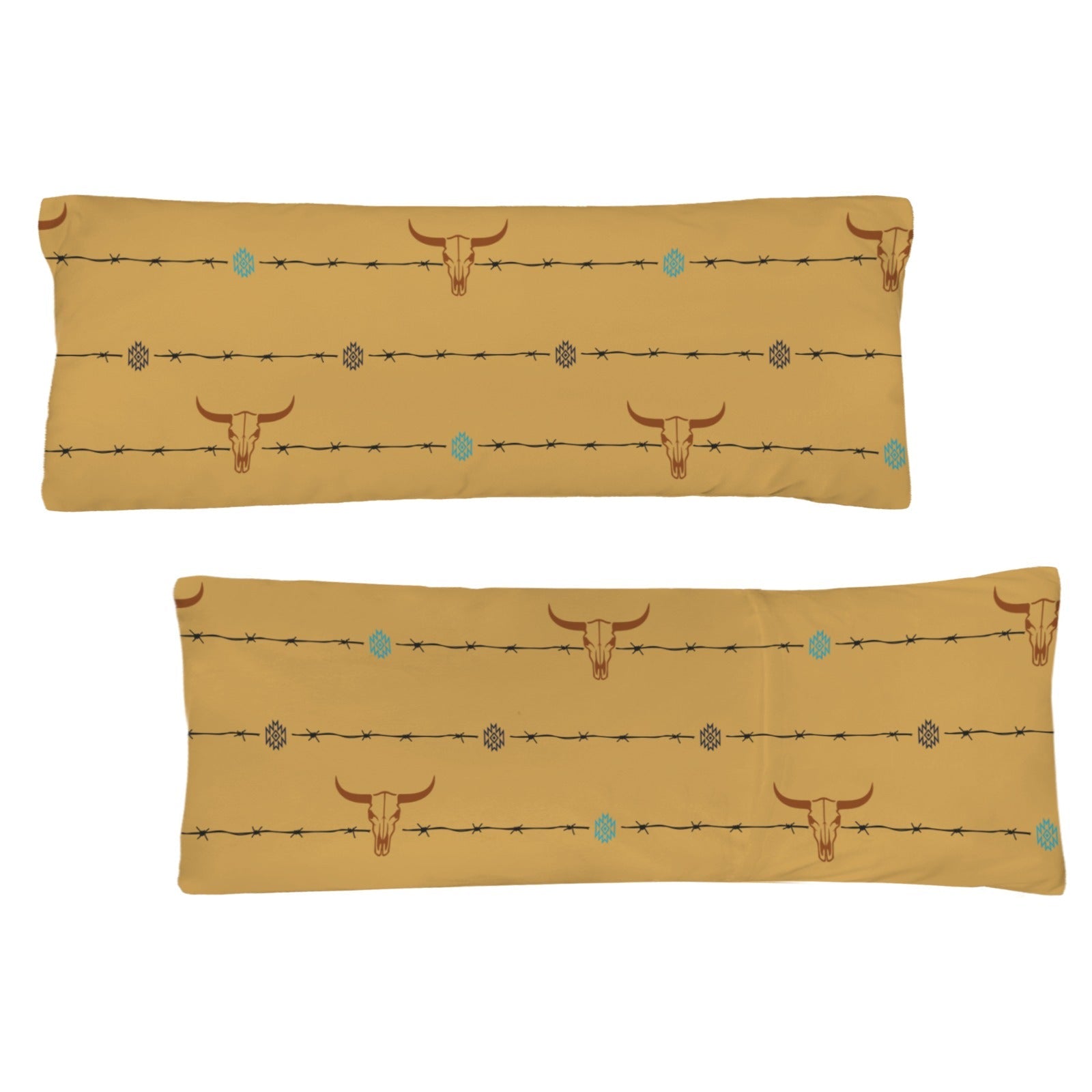Baha Ranch Barbwire Longhorn Body Pillow Made in America by Baha Ranch Western Wear - product image 3