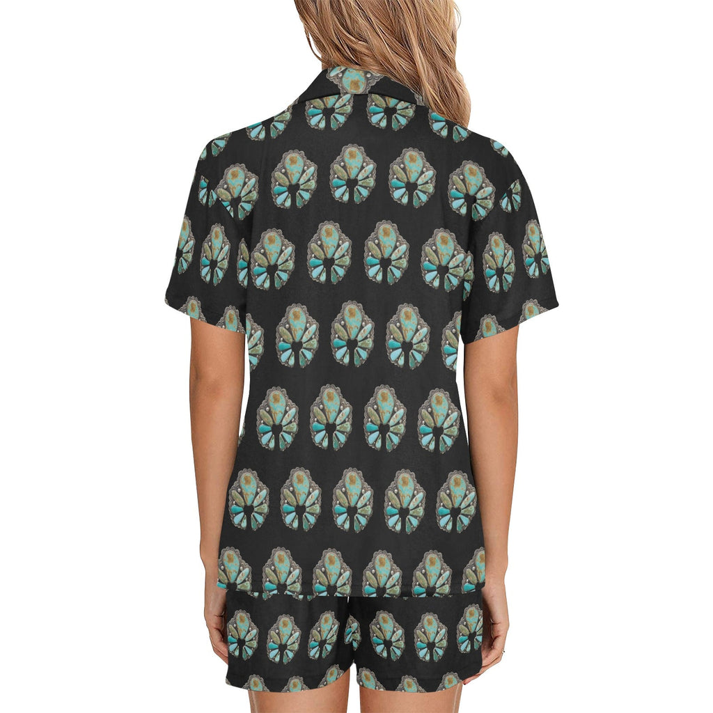 Baha Ranch Turquoise Naja Women's Pajama Set by Baha Ranch Western Wear - product image 4