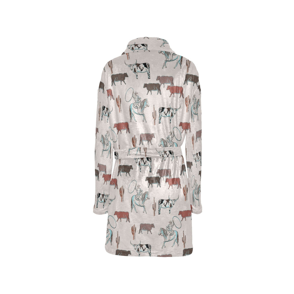 Baha Ranch Cattle Drive Women's Western Bath Robe by Baha Ranch Western Wear - product image 4