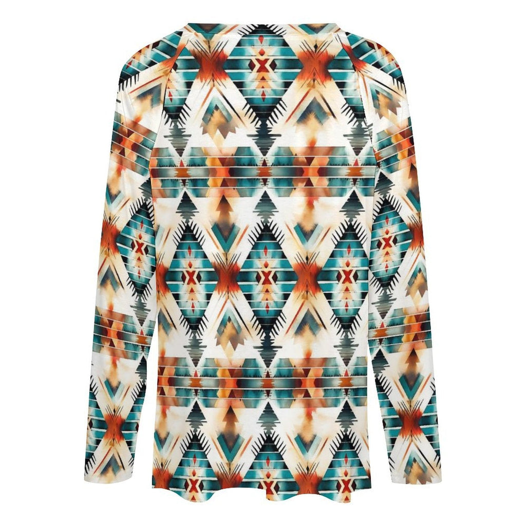 Baha Ranch Western Aztec Long Sleeve Top by Baha Ranch Western Wear - product image 4