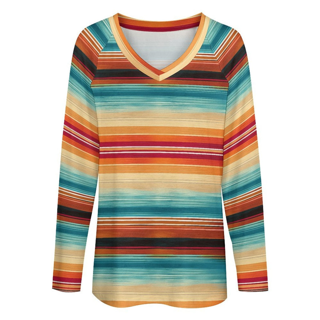 Baha Ranch Long Sleeve Southwestern Serape Top by Baha Ranch Western Wear - product image 3
