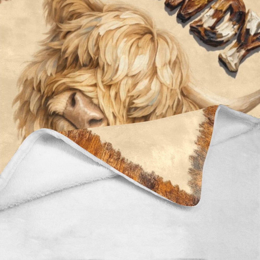 Baha Ranch Howdy Highland Throw Blanket 60" x 80" Made in America by Baha Ranch Western Wear - product image 5
