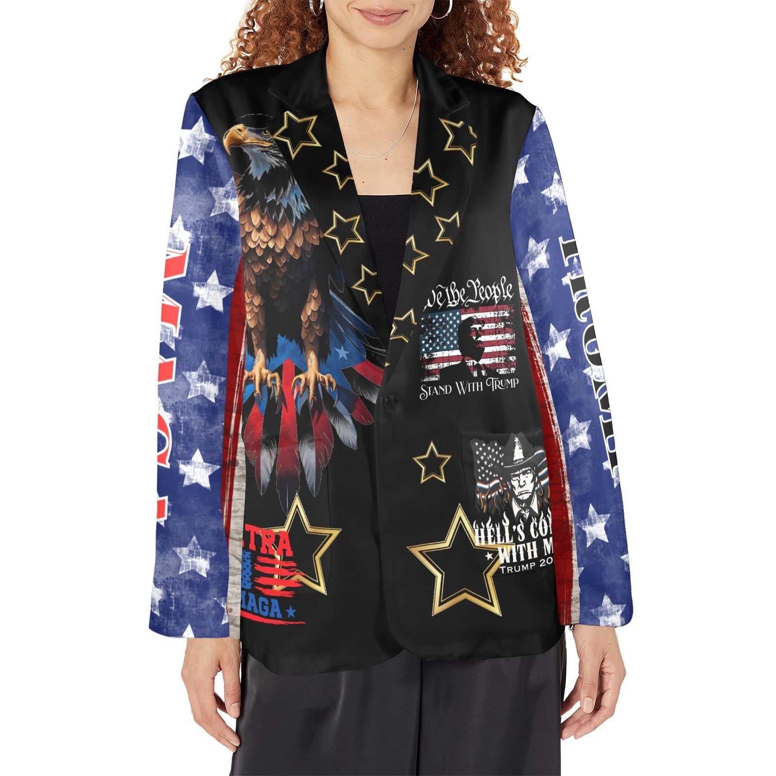Baha Ranch Ultra Maga Trump Womens Blazer by Baha Ranch Western Wear - product image 7